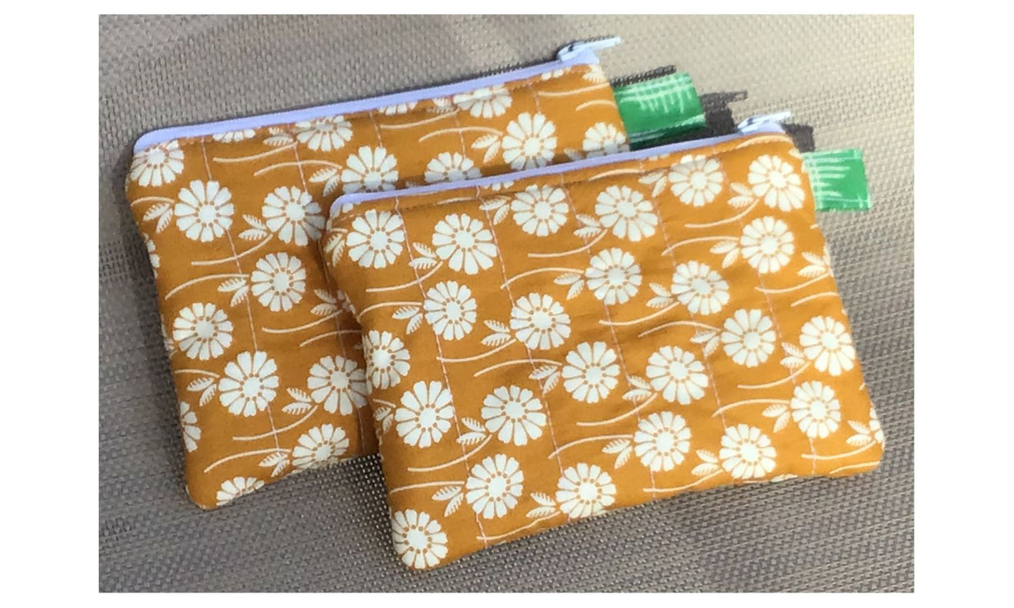Golden Flower Field small pouch