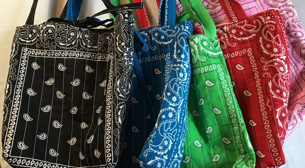 Bandana Tote Bags