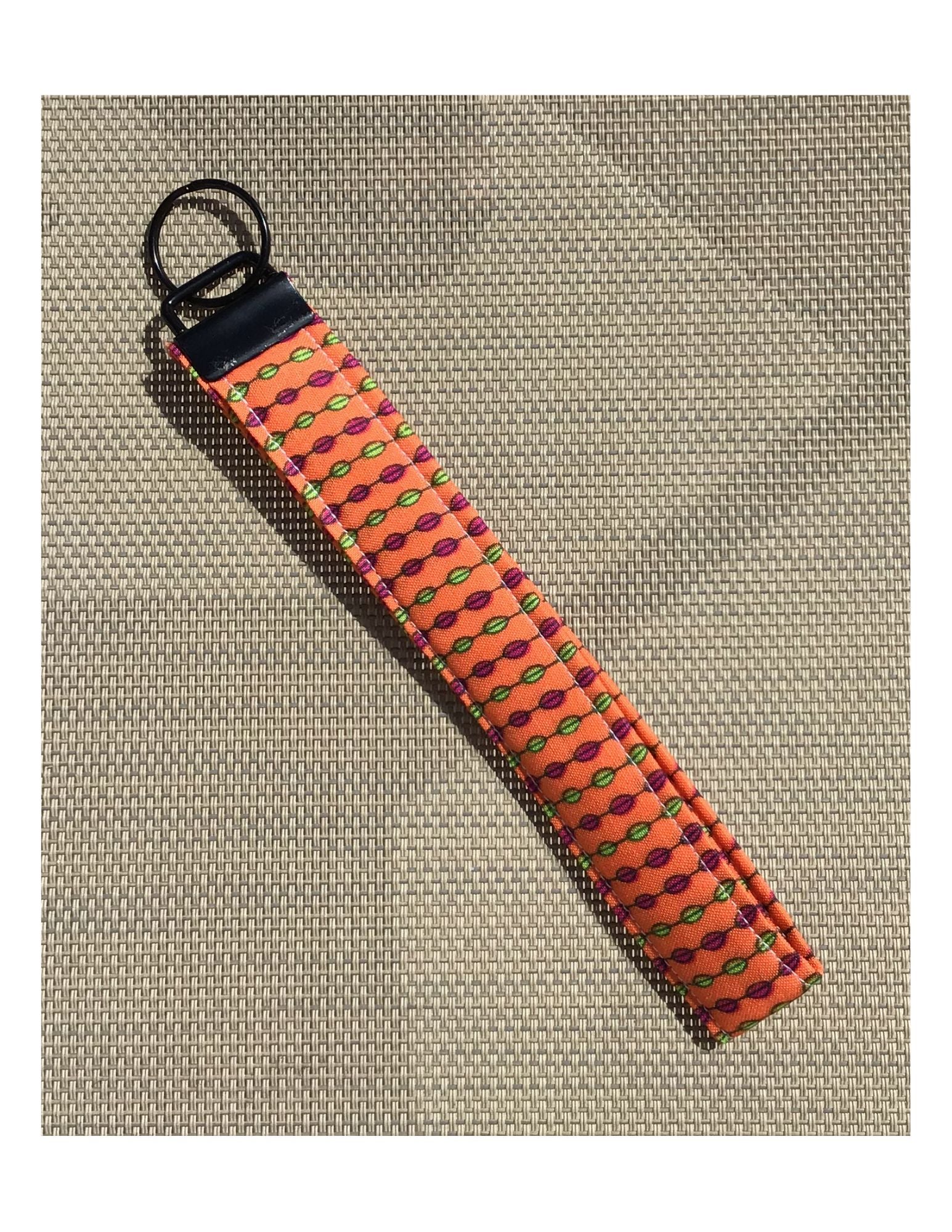 Orange Bracelet key ring