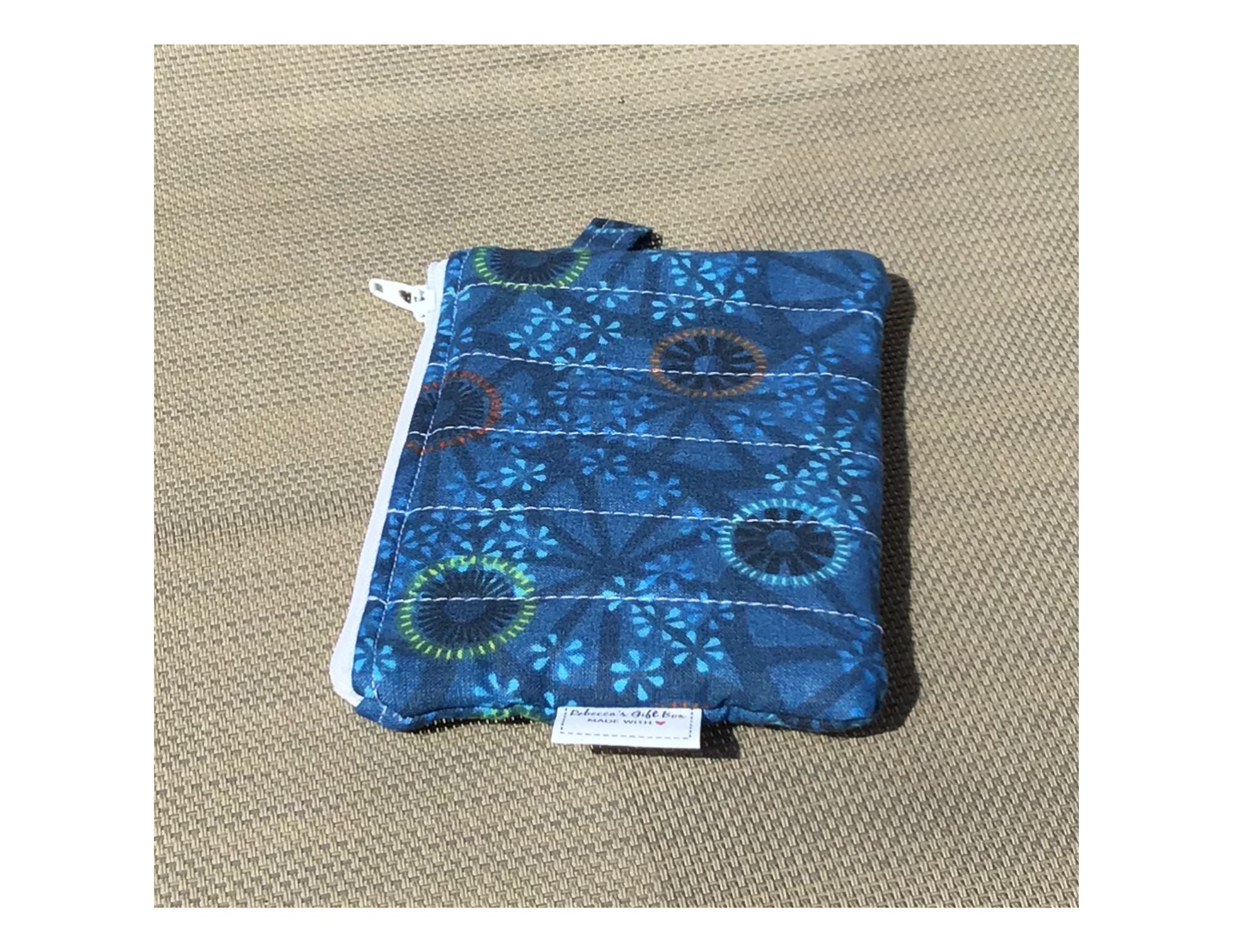 Blue Night Blooms pouch