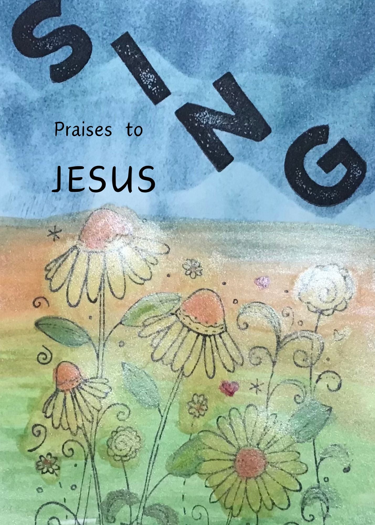 Sing Praises postcard