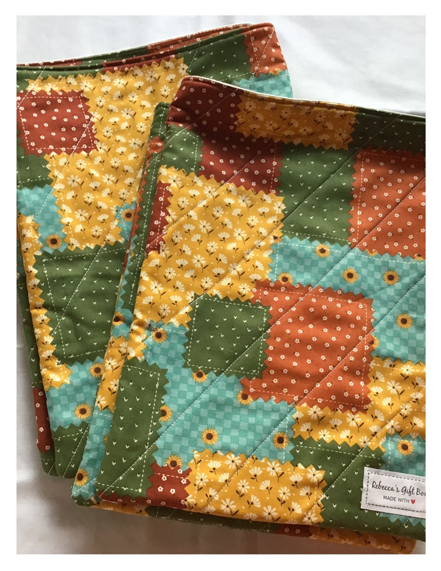 Fall Patchwork Book Sleeve