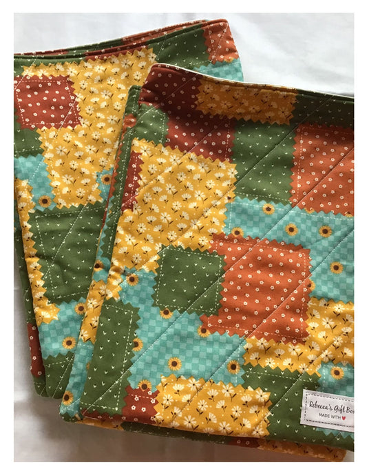 Fall Patchwork Book Sleeve