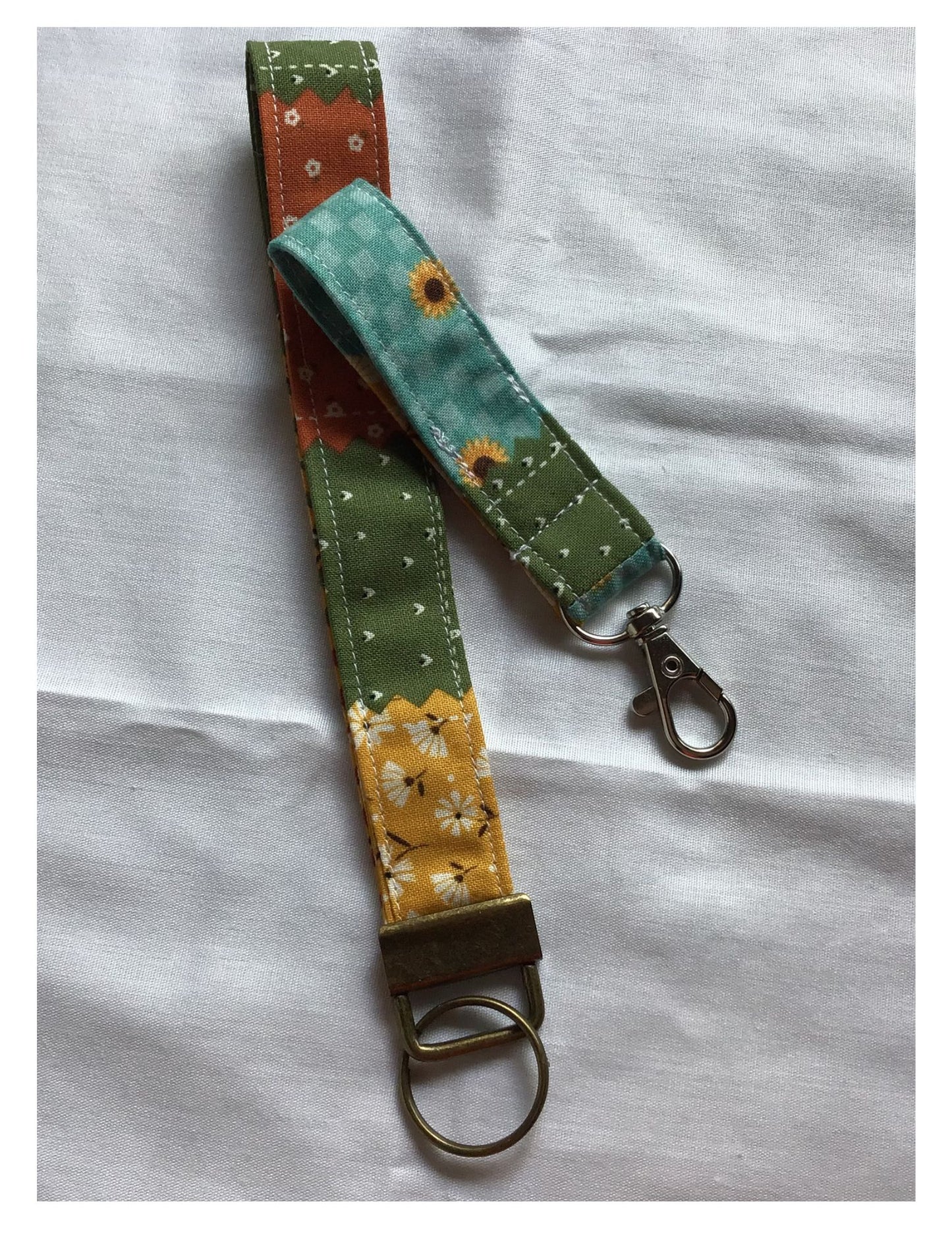 Fall Patchwork Key Rings