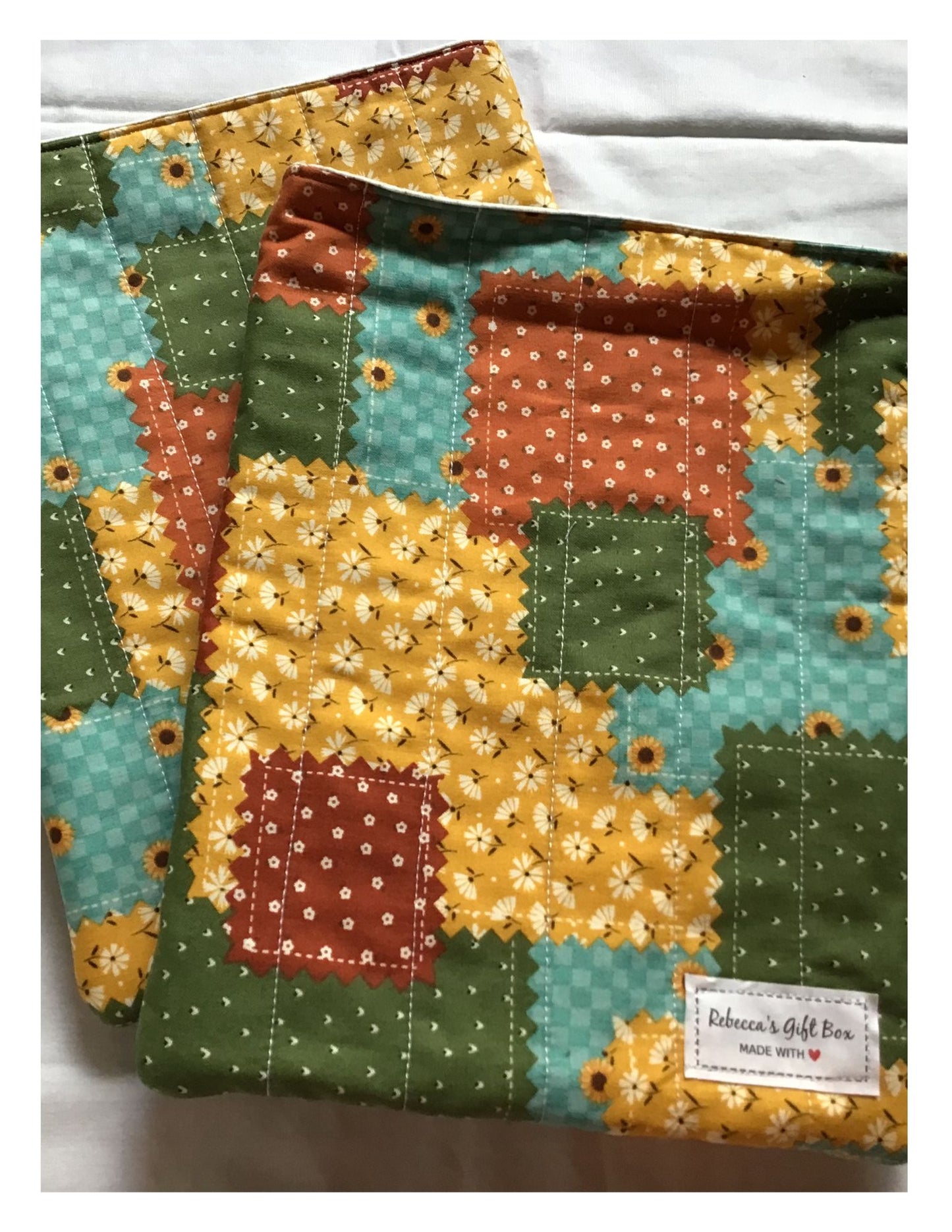 Fall Patchwork Book Sleeve