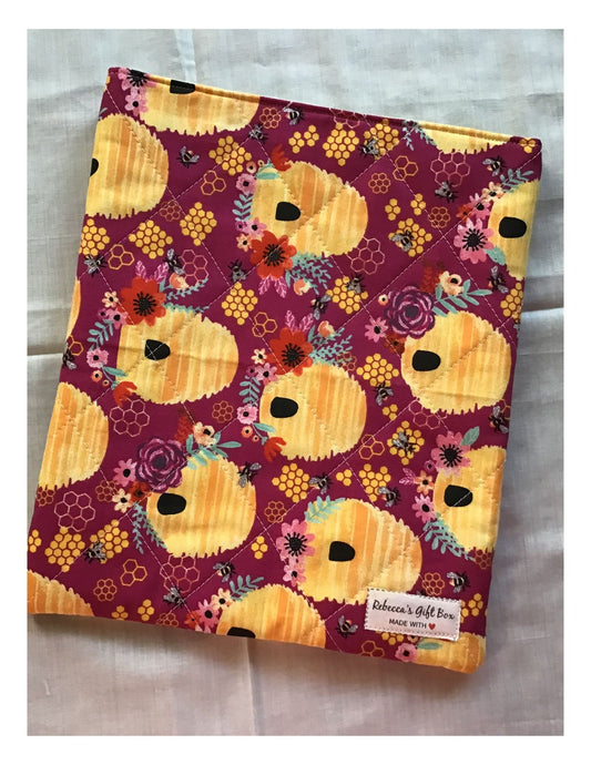 Flower Bee Home Book Sleeves
