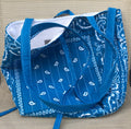 Treal Blue Bandana Tote bag
