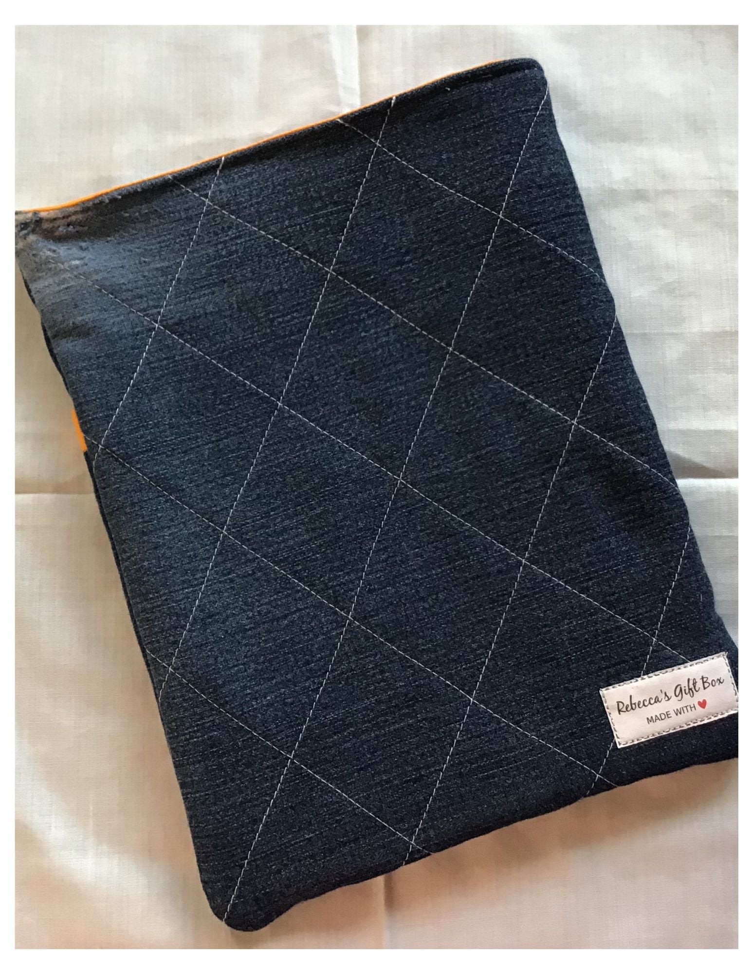 Recycled Jean Book Sleeve
