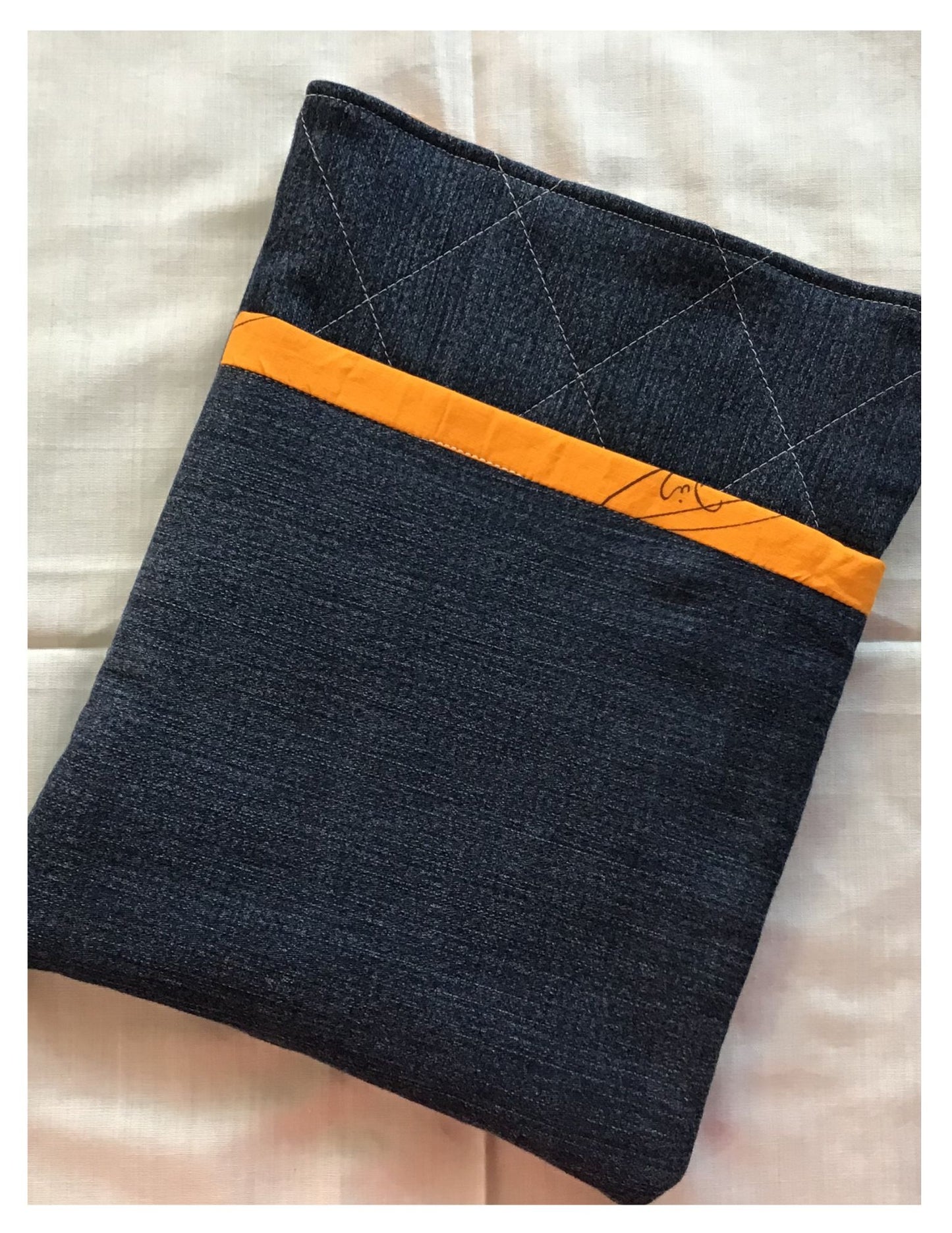 Recycled Jean Book Sleeve