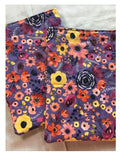 Purple Wildflower Small Book Sleeve