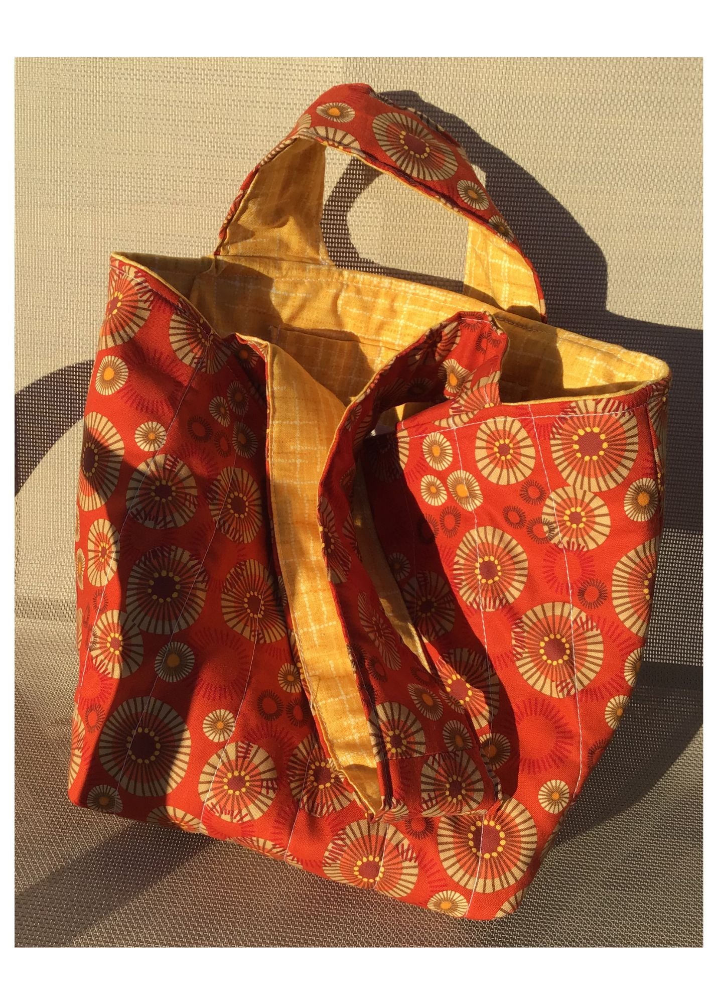 Sunburst Flower Bag